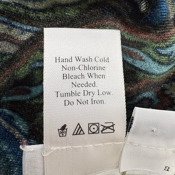 Coldwater‎ Creek Paisley Print Velvet Midi Dress Womens Size PS (1366) - Picture 5 of 5